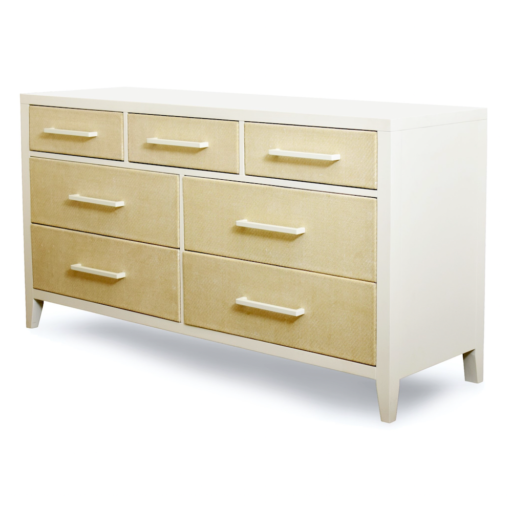 Miramar 7 Drawer Woven Dresser