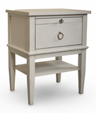 Point Breeze 1 Drawer Electrified Open Nightstand