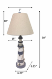 Lighthouse Table Lamp (Set of 2)