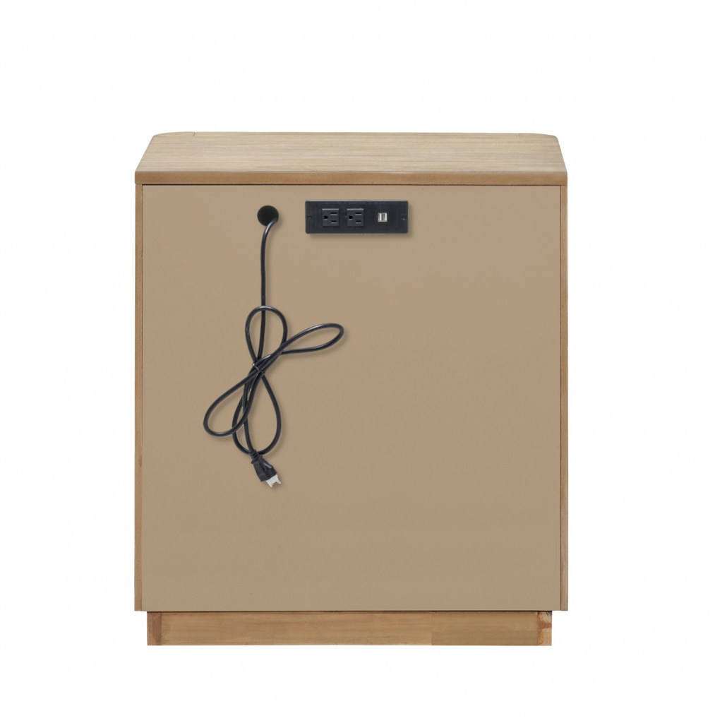 Hyde Park 2 Drawer Electrified Nightstand