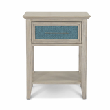 Ocean Isles 1 Drawer Woven Nightstand w/ Power and USB A