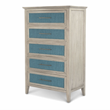 Ocean Isles 5 Drawer Woven Chest