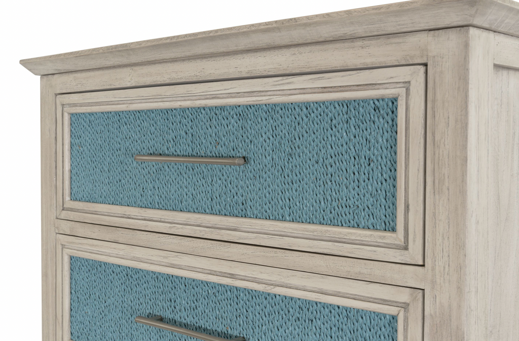 Ocean Isles 5 Drawer Woven Chest