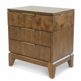 Manhattan Valley 3 Drawer Nightstand w/ Power and USB A + C