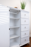 Point Breeze Mirrored Door Chest