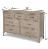 Cape May 7 Drawer Dresser