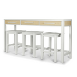 Miramar 3-Drawer Console w/ Power and USB