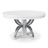 Point Breeze Round Dining Table w/ Metal and 20" Leaf