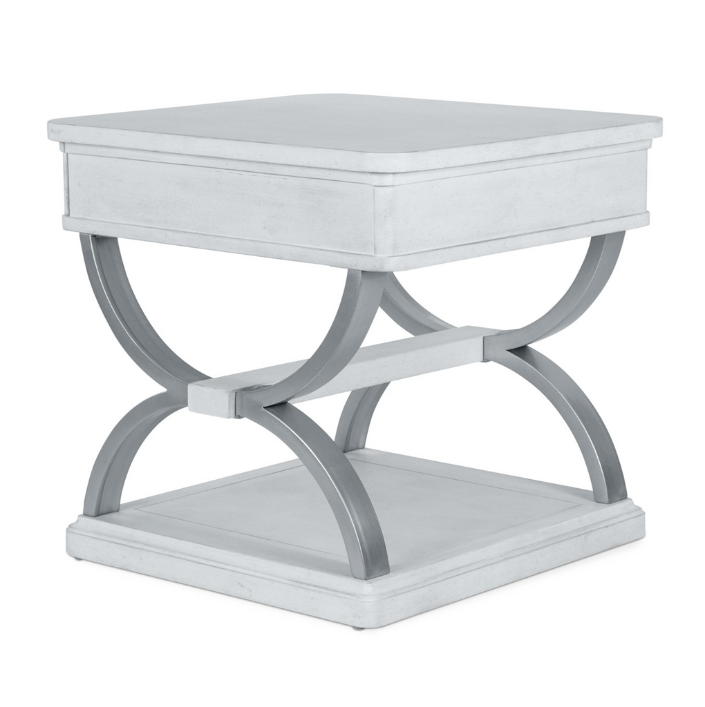 Point Breeze 1-Drawer End Table w/ Metal