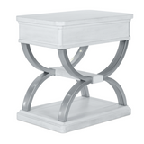 Point Breeze 1-Drawer Chairside Table w/ Metal