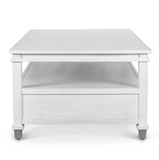 Point Breeze 2-Drawer Cocktail / Coffee Table w/ Castors
