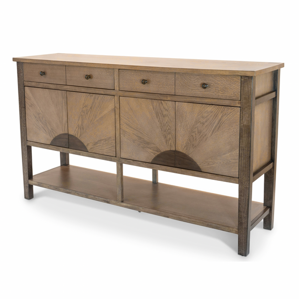Sun Haven Credenza w/ Silver Tray front view