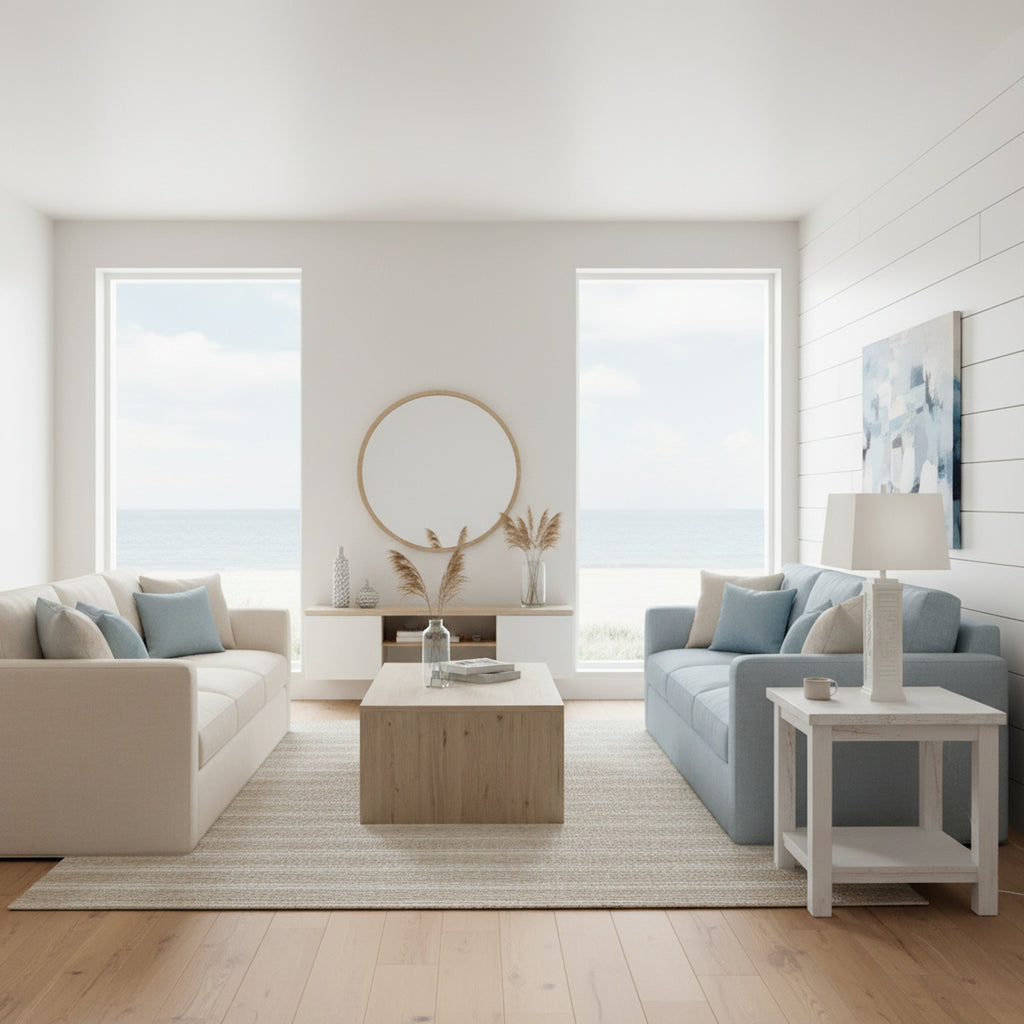 Sea Horse Shutter Table Lamp (Set of 2)