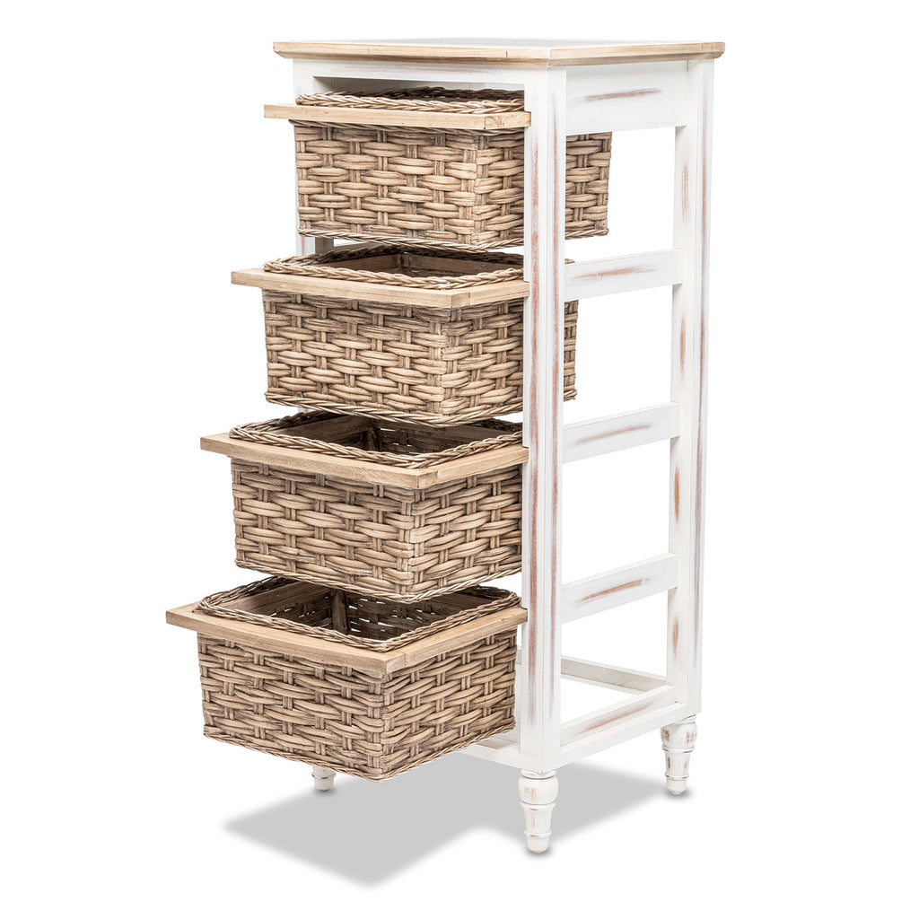 Island Breeze 4-Basket Vertical Storage Cabinet