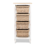 Island Breeze 4-Basket Vertical Storage Cabinet