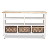 Island Breeze 3-Basket Entertainment Center