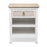 Captiva Island 1-Drawer Electrified Nightstand