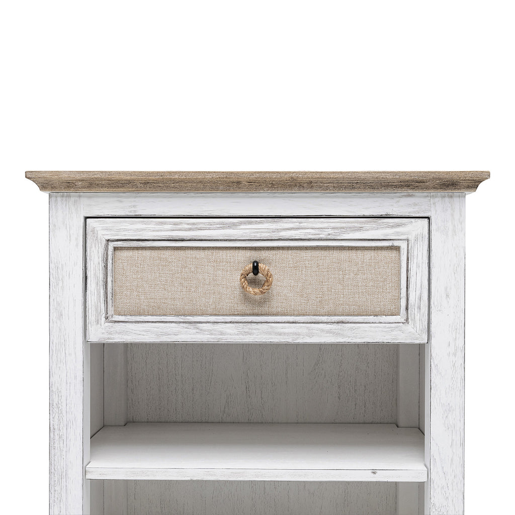 Captiva Island 1-Drawer Electrified Nightstand