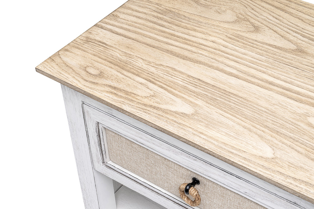 Captiva Island 1-Drawer Electrified Nightstand