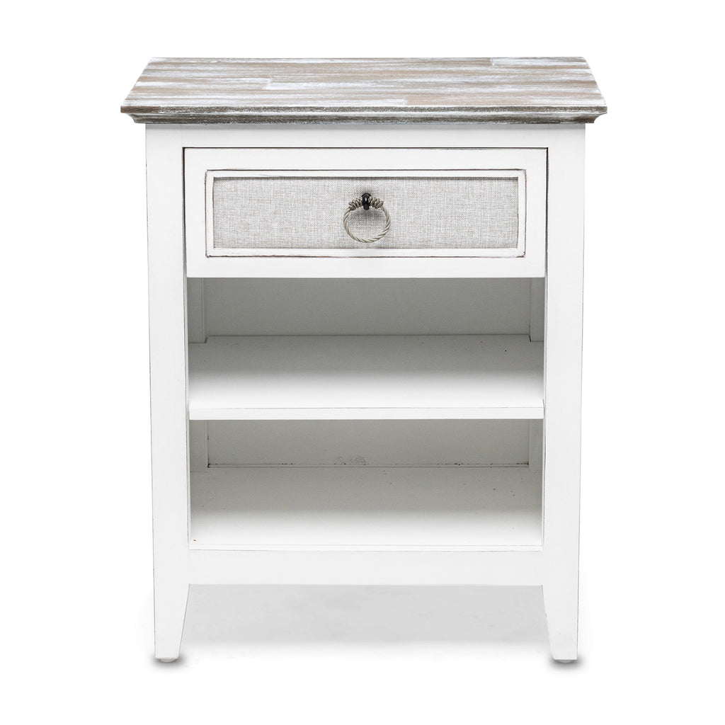 Captiva Island 1-Drawer Electrified Nightstand