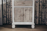 Islamorada 1-Drawer / 2-Door Electrified Coastal Nightstand